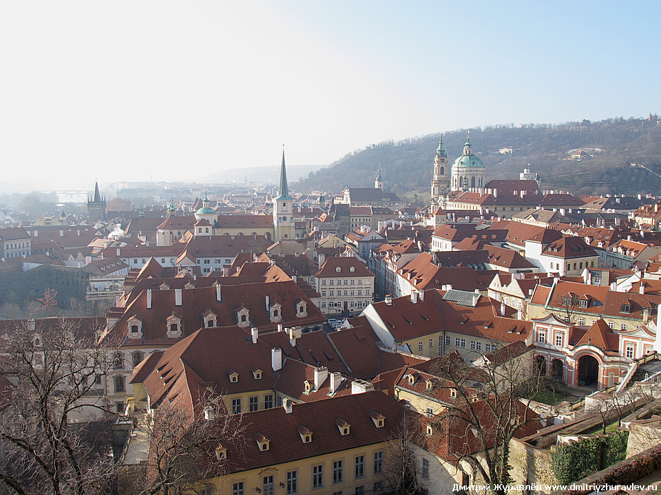 Прага, черепичные крыши Прага, черепичные крыши